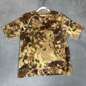 Kryptek Camo T Shirt Mens Medium Highlander Hunting Short Sleeve USA